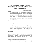 The Standard of Proof in Criminal Proceedings PROBLEM.pdf